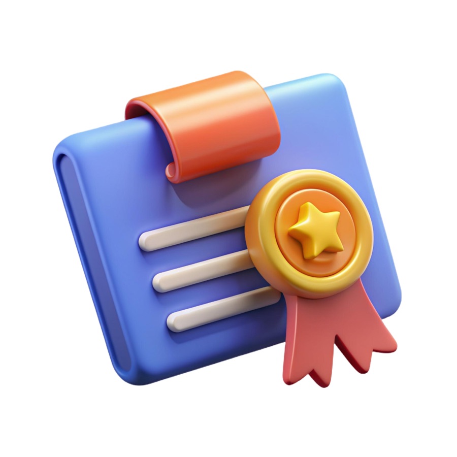 Progress tracking, badges and verified digital certificates